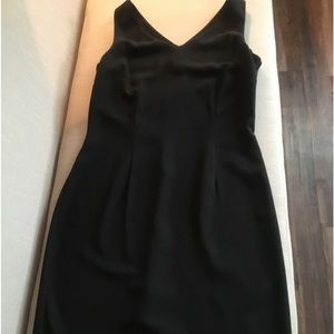 LBD - Black Vneck sheath dress